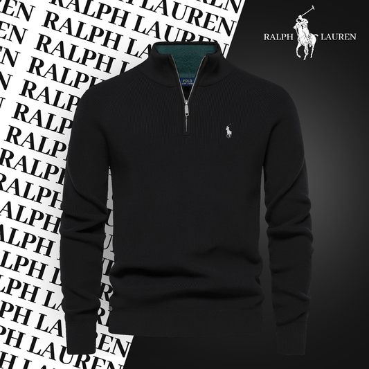 R&L Zip-Neck Sweater